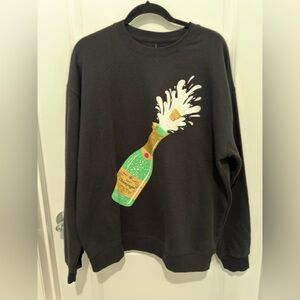 Black Champagne Sweater